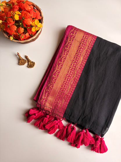 Kerala Mul Cotton Saree