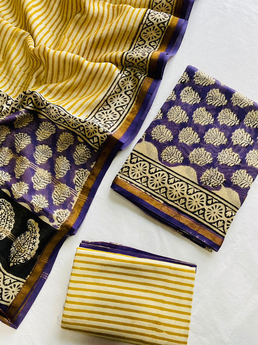 Chanderi Silk Suit