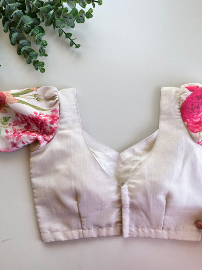 Floral Tissue Blouse