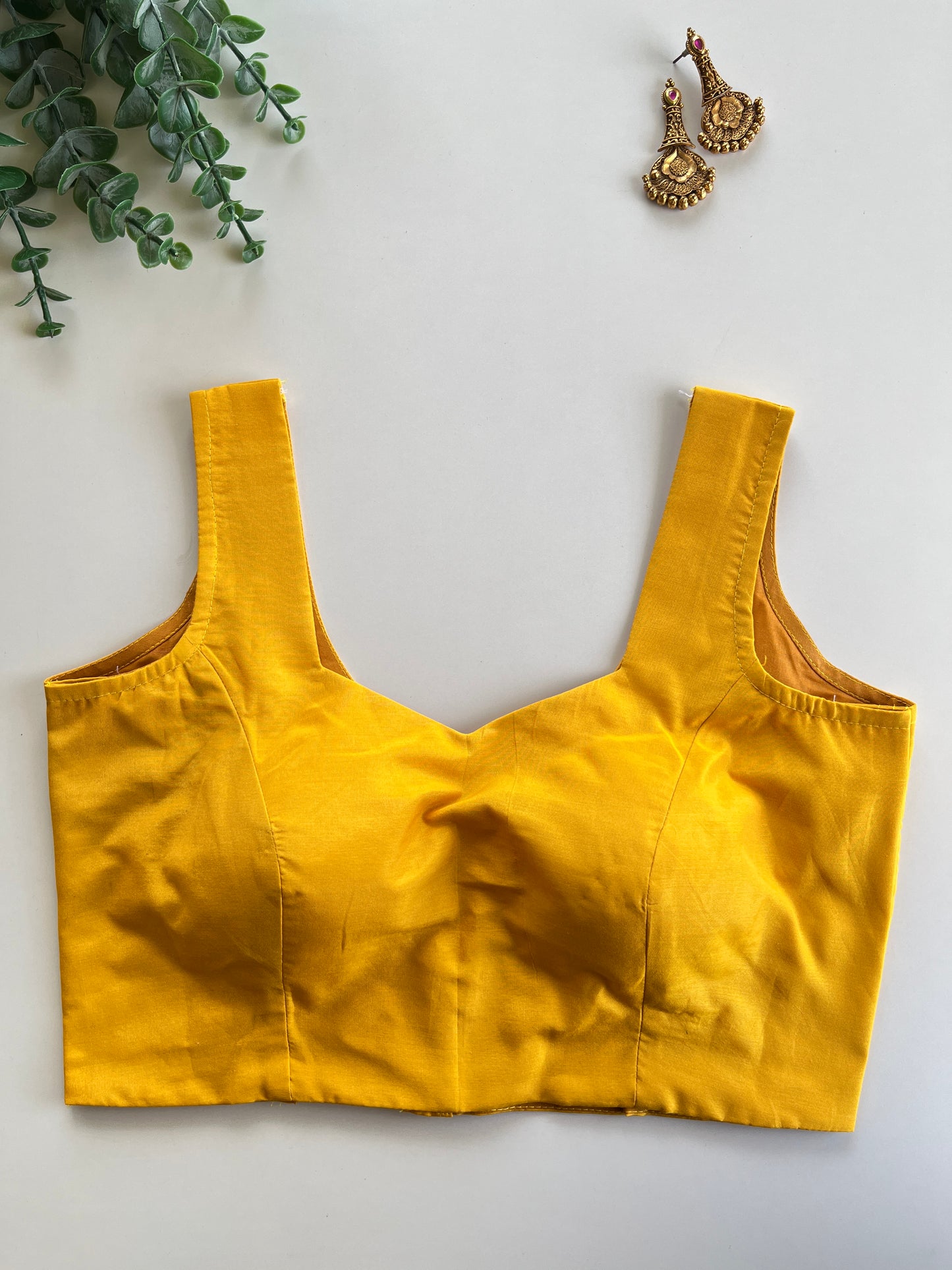 Basic Yellow Blouse