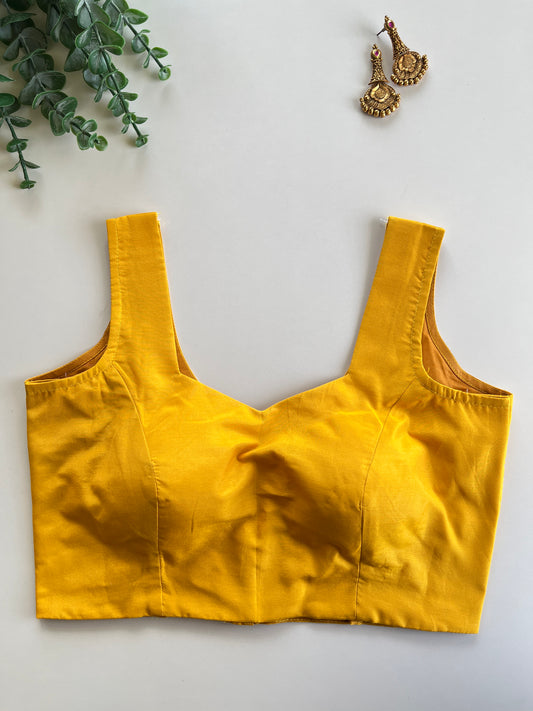 Basic Yellow Blouse