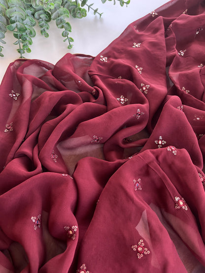 Farah in Burgundy