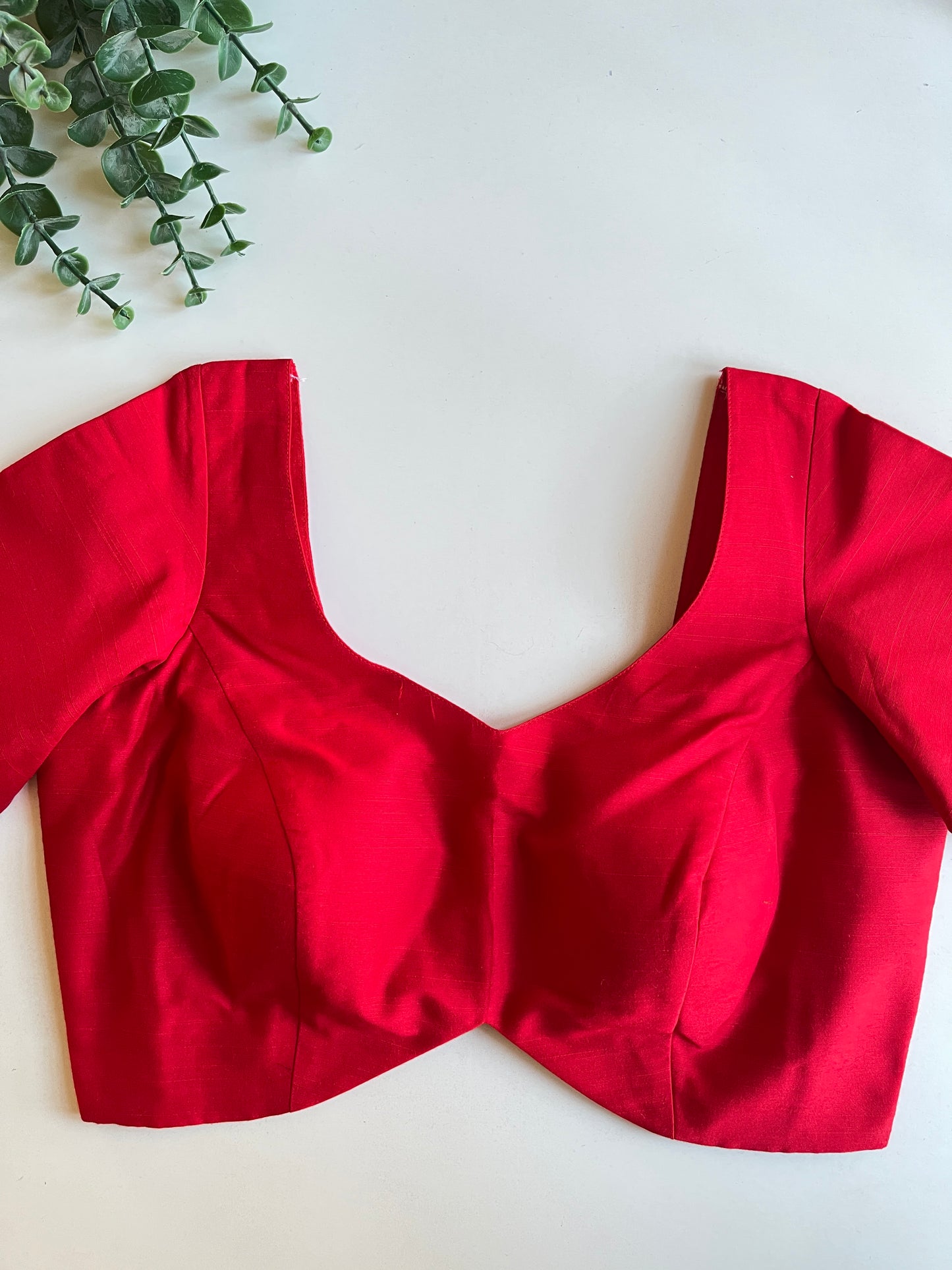 Basic Red Blouse