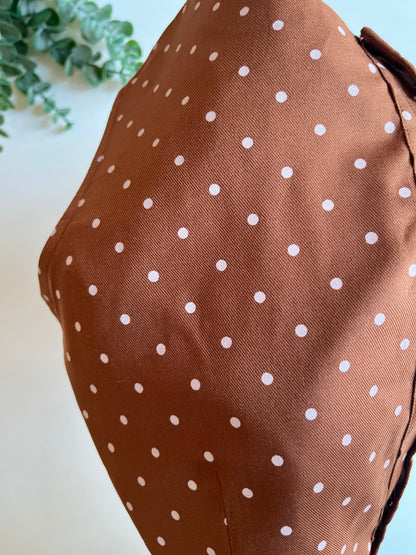 Brown Polka Blouse