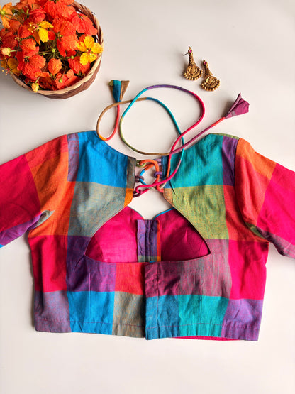 Madras Check Blouse