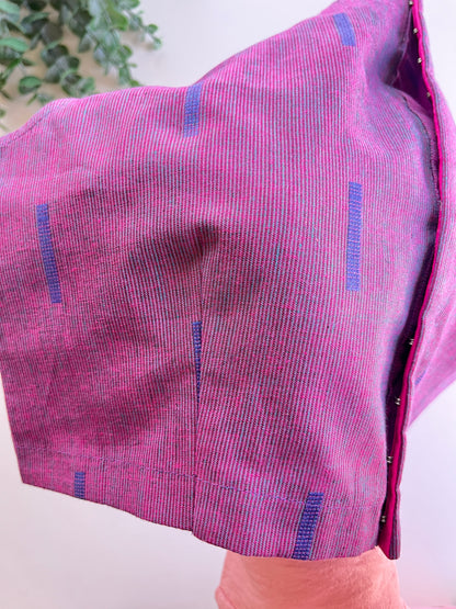 Purple Cotton Blouse