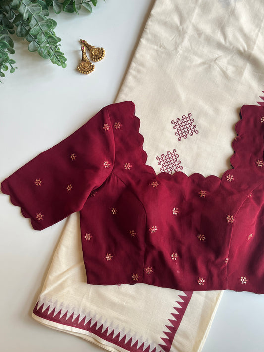 Kerala Saree & Blouse