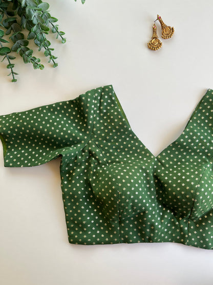 Hiba in Sage Green Blouse