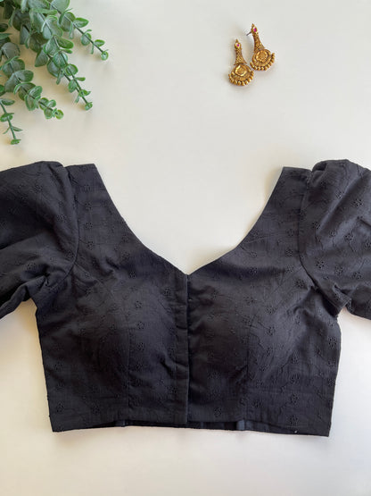 Black Hakoba Blouse