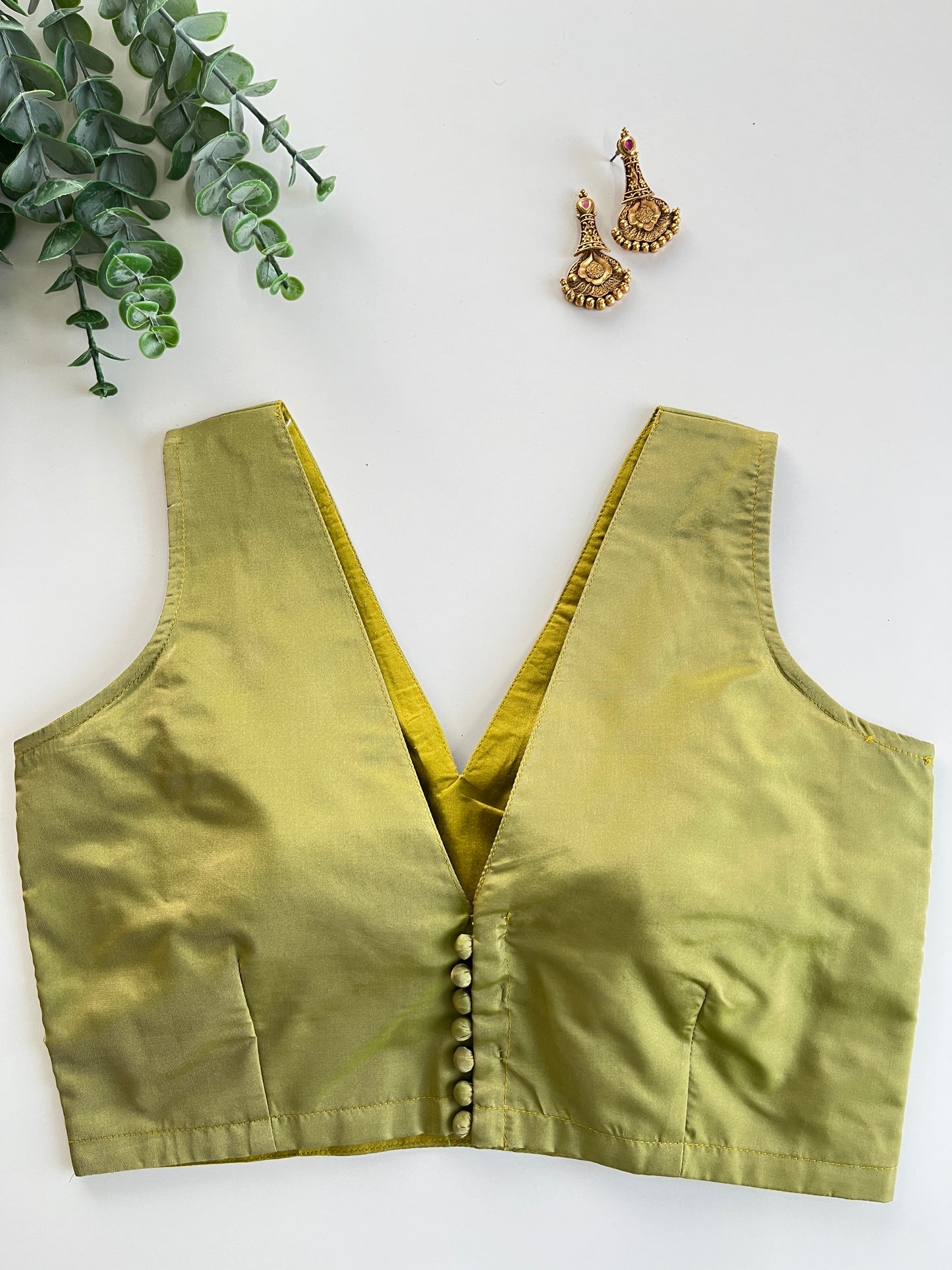 Basic Pastel Green Blouse