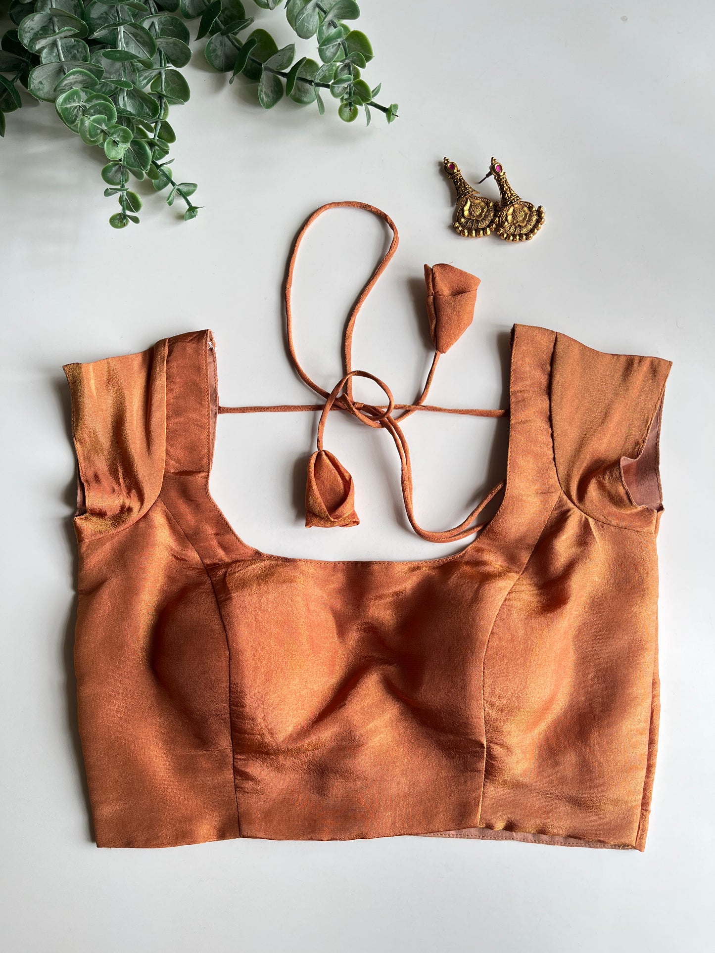 Copper Tissue Blouse