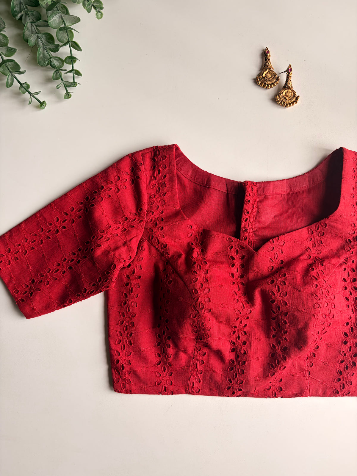 Ruby Red Hakoba Blouse