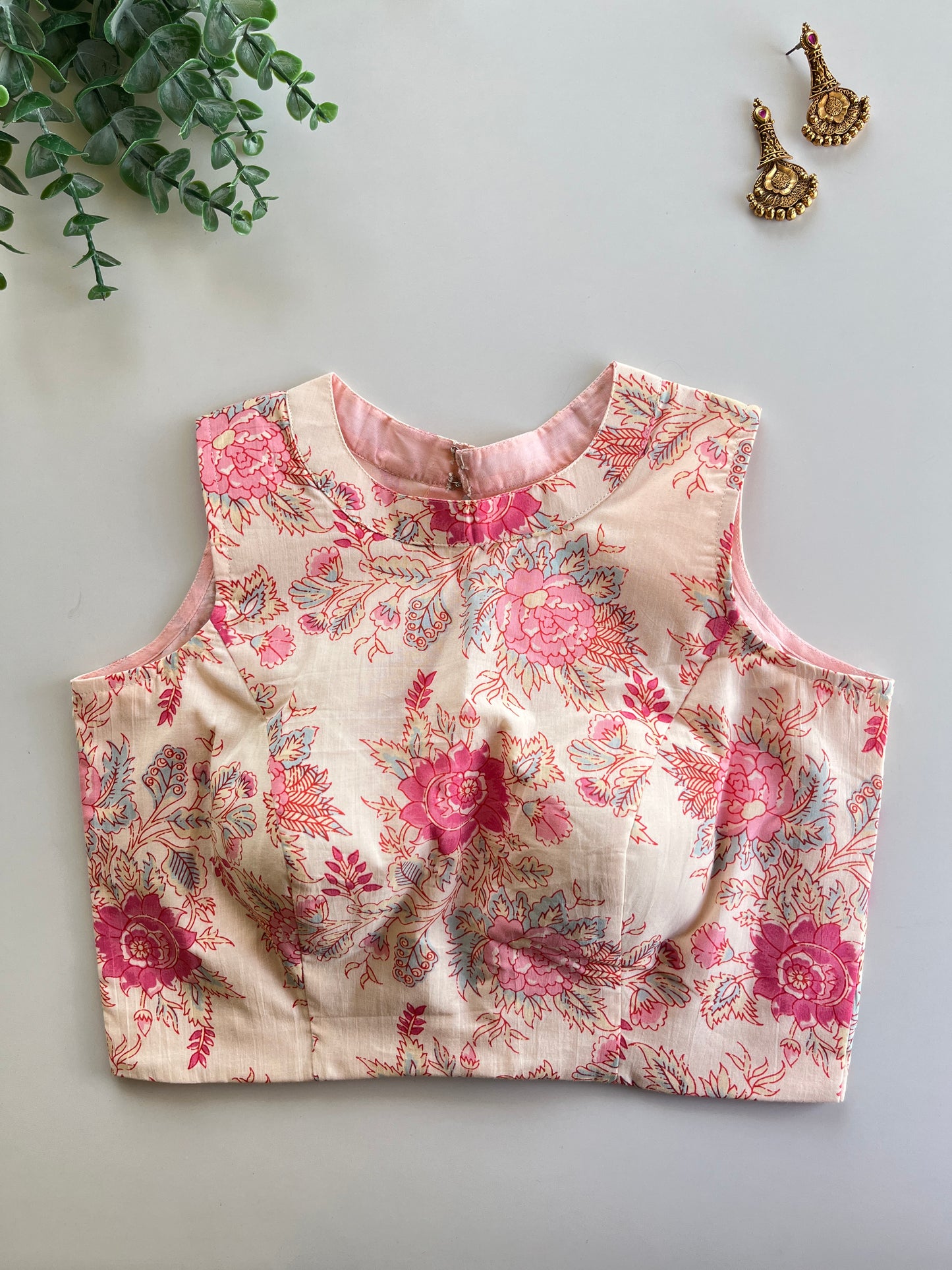 Floral Cotton Blouse
