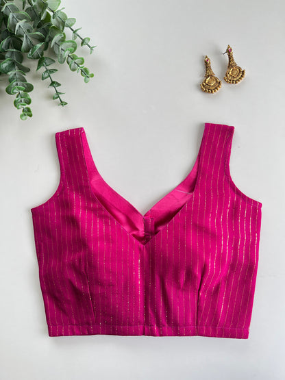 Saba in Magenta Blouse