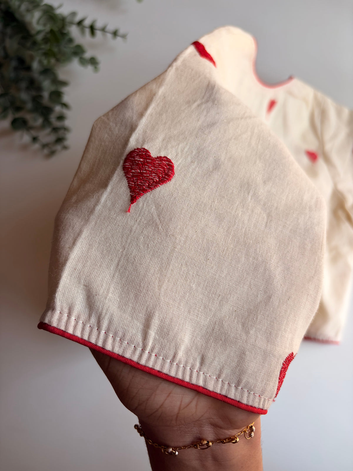 Red Heart Blouse