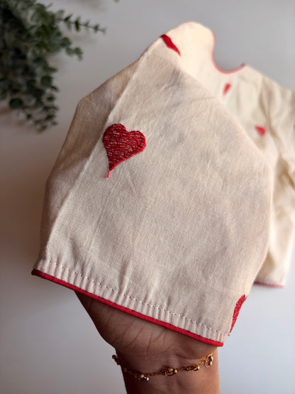 Red Heart Blouse