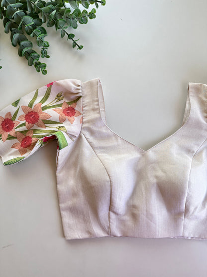 Floral Tissue Blouse