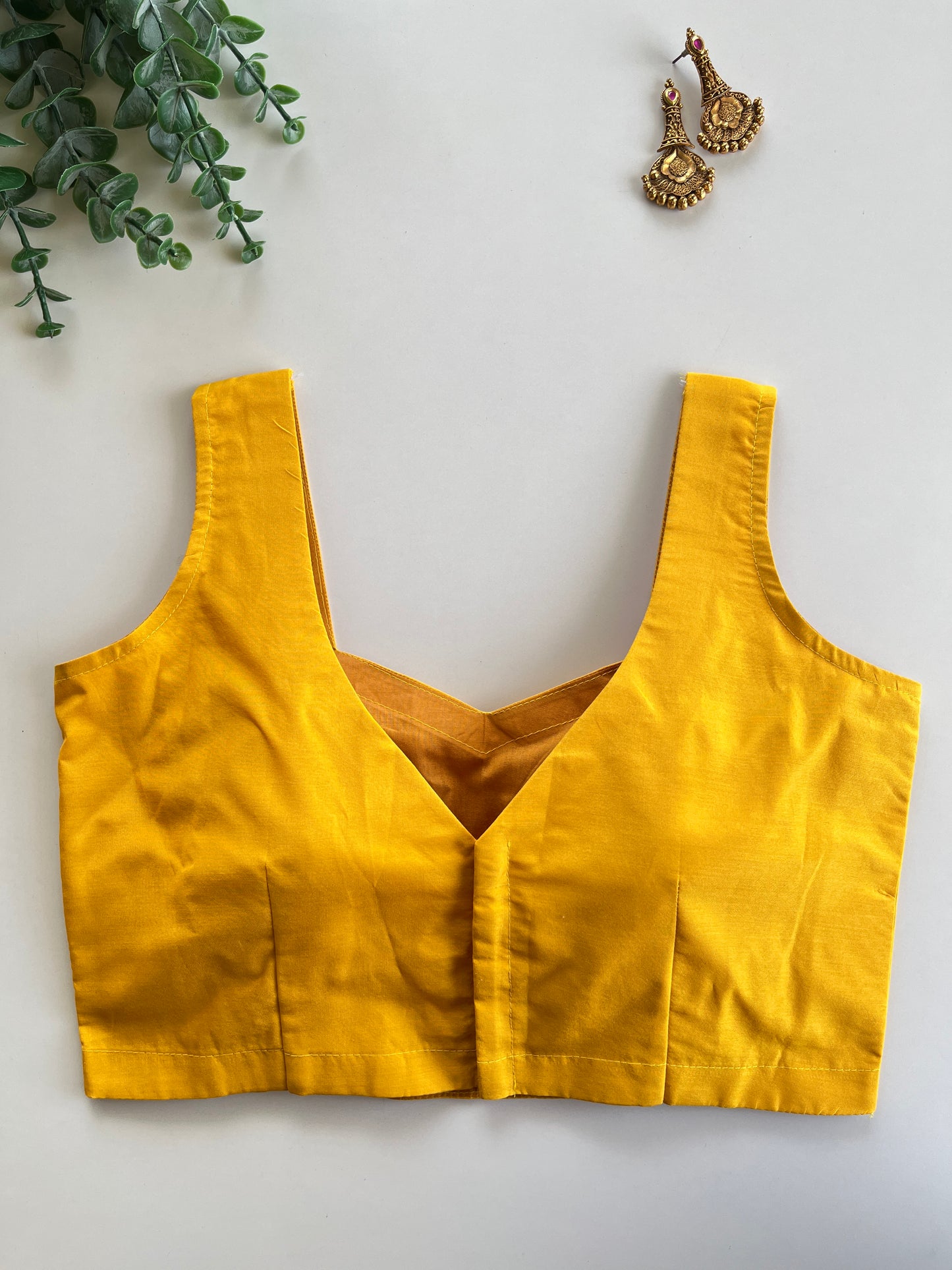 Basic Yellow Blouse