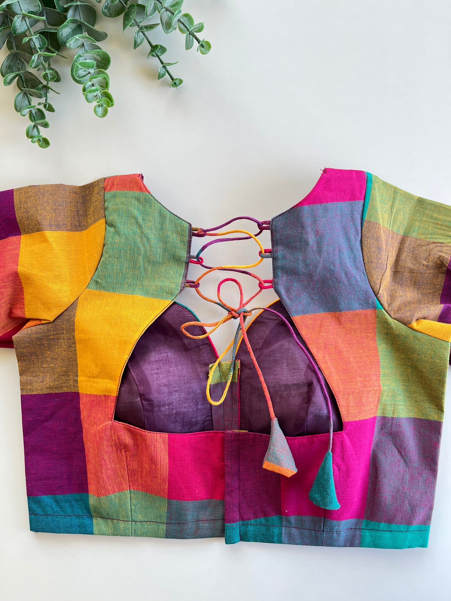 Multi-coloured Cotton Blouse