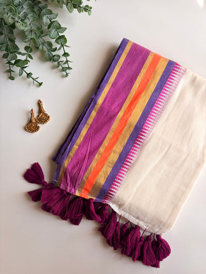 Kerala Mul Cotton Saree