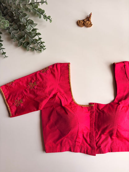 Rani Pink Handwork Blouse