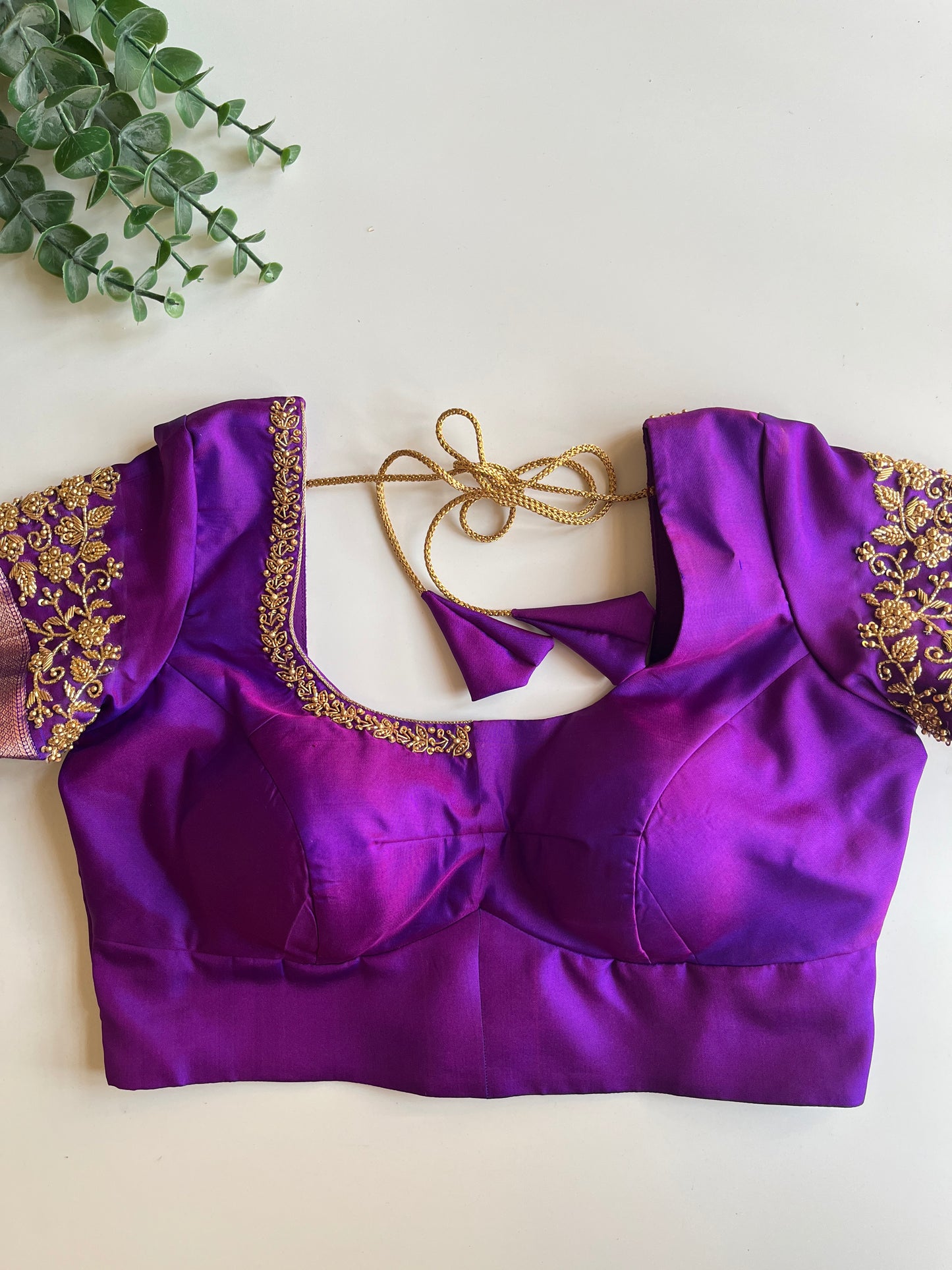 Purple Bridal Blouse
