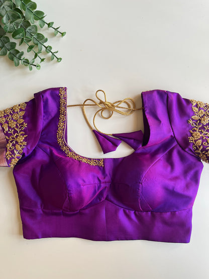 Purple Bridal Blouse