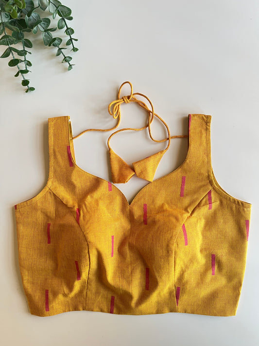 Yellow Cotton Blouse