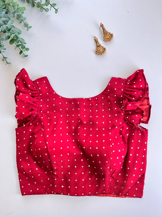 Asma Blouse in Red