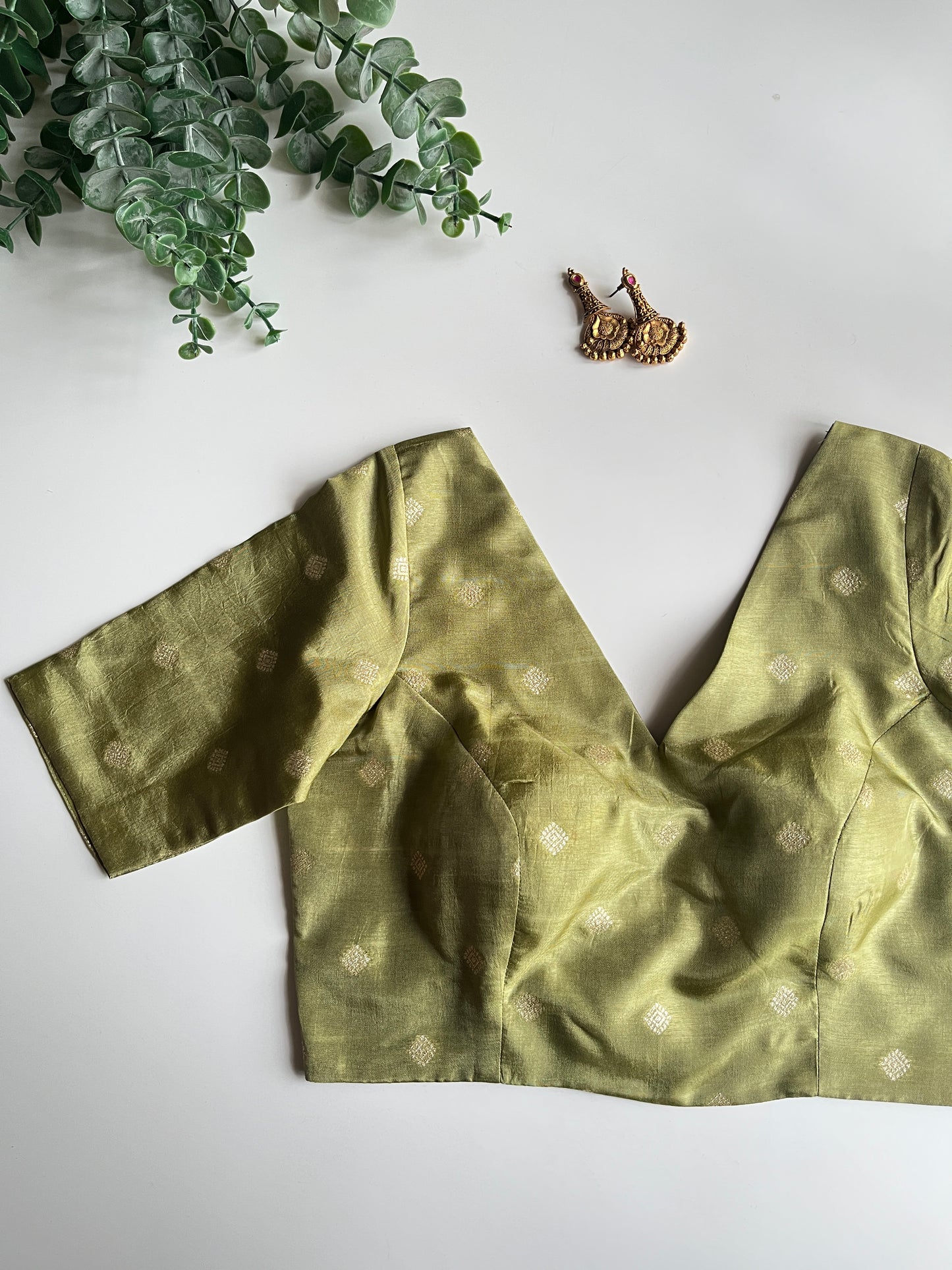 Sage Green Butta Blouse