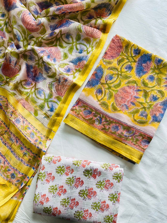 Chanderi Silk Suit