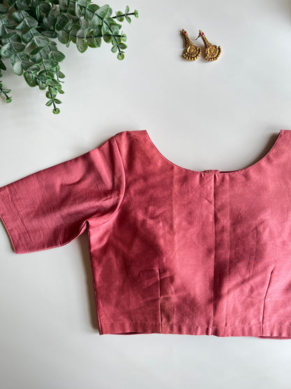 Blush Pink Pintuck Blouse