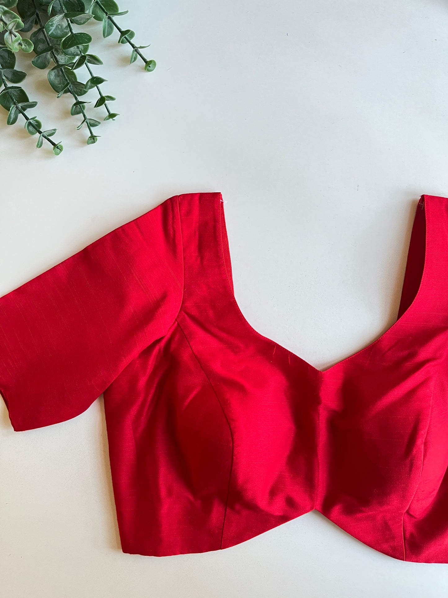 Basic Red Blouse
