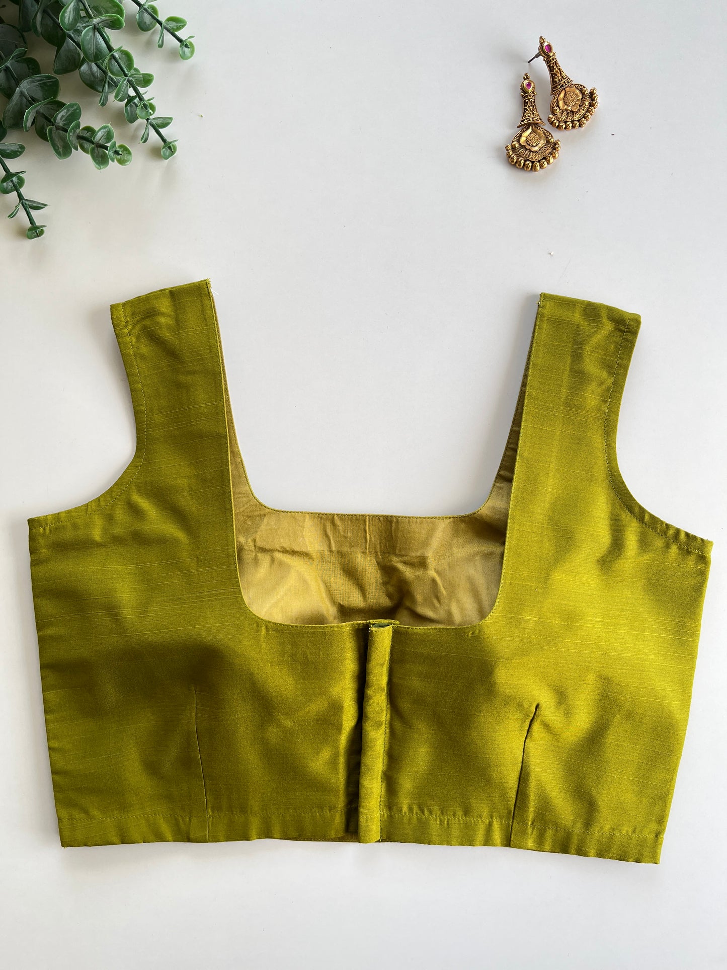 Basic Olive Green Blouse
