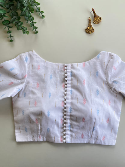 White Butta Blouse