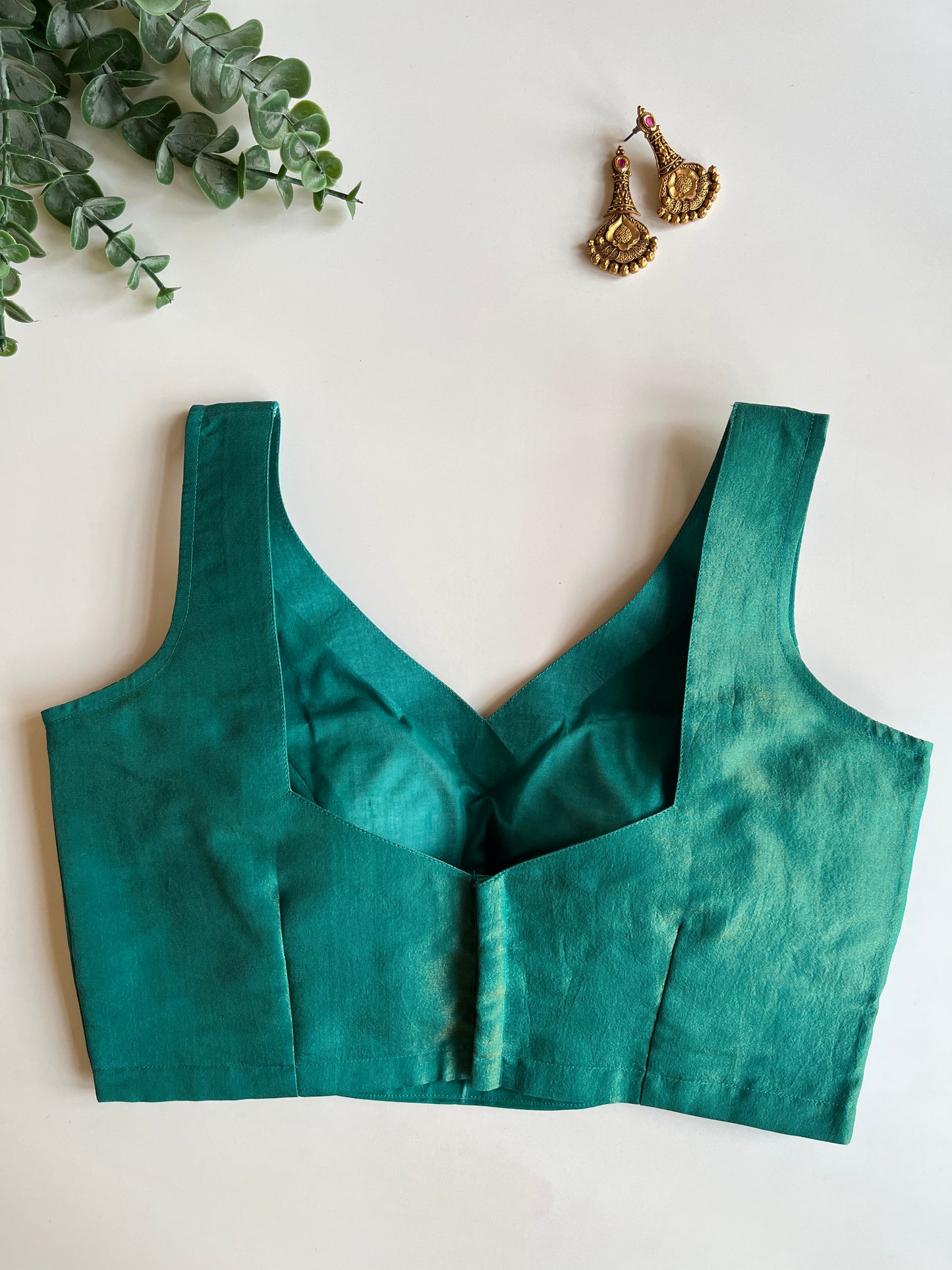 Cadet Blue Tissue Blouse
