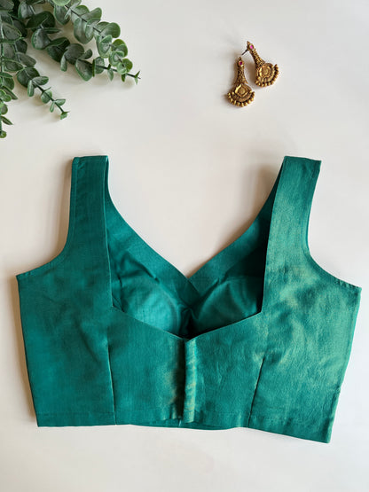 Cadet Blue Tissue Blouse