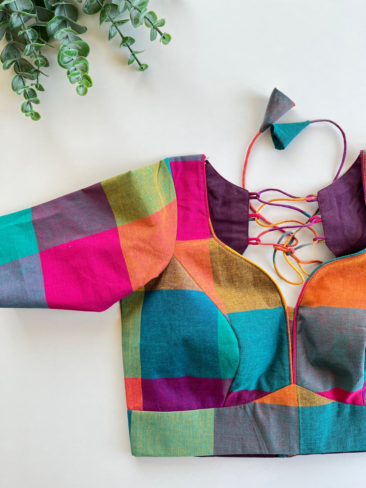 Multi-coloured Cotton Blouse
