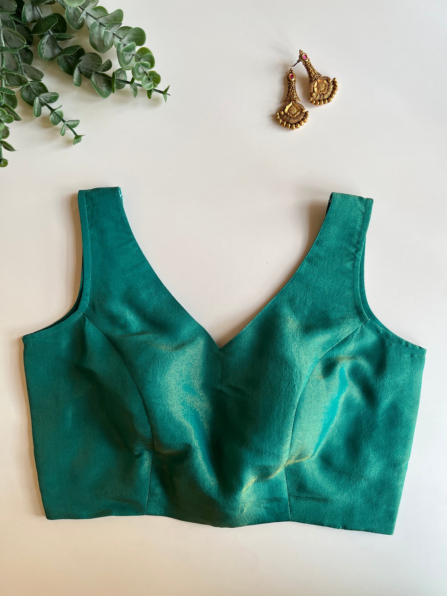 Cadet Blue Tissue Blouse