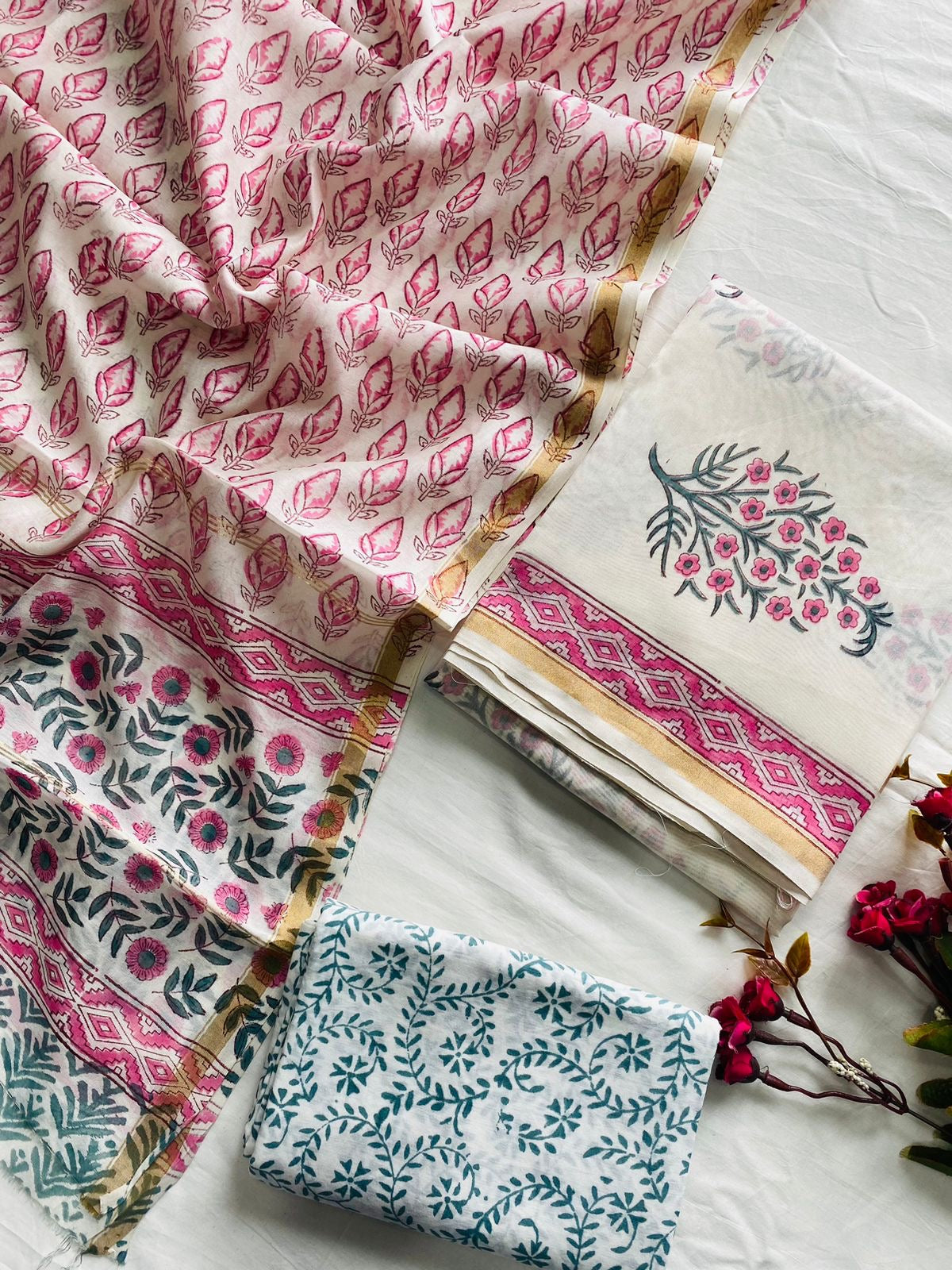 Chanderi Silk Suit