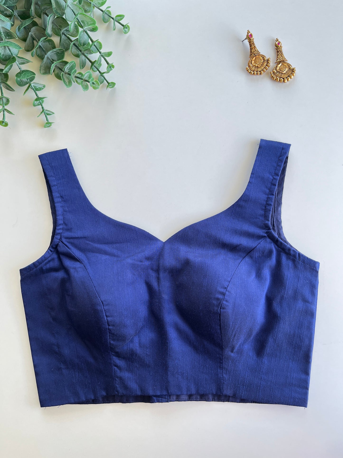 Basic Navy Blue Blouse
