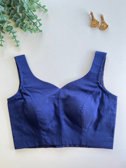 Basic Navy Blue Blouse