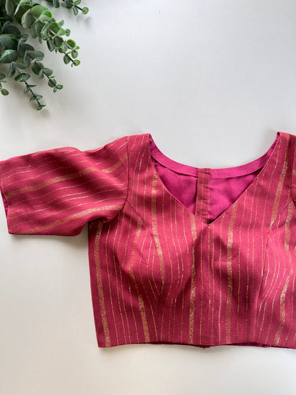 Zoya Blouse in Blush pink