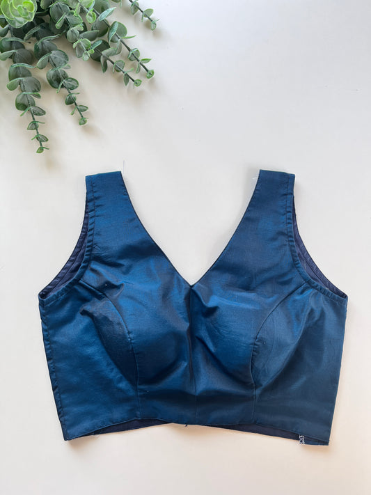 Basic Navy Blue Blouse