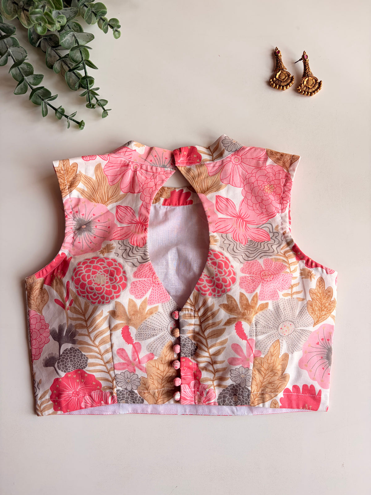 Floral Cotton Blouse