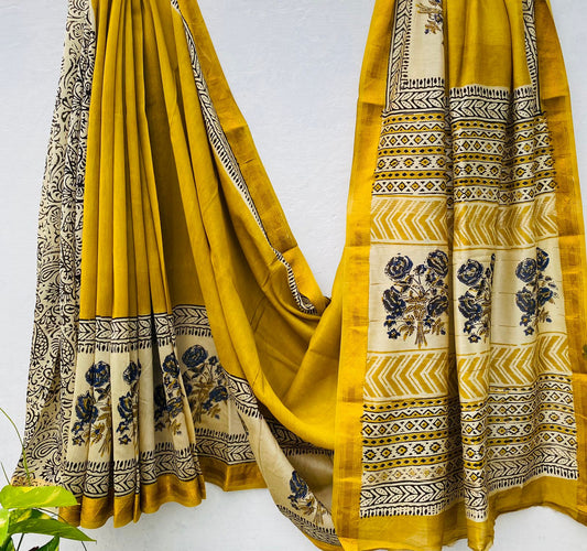 Cotton silk saree