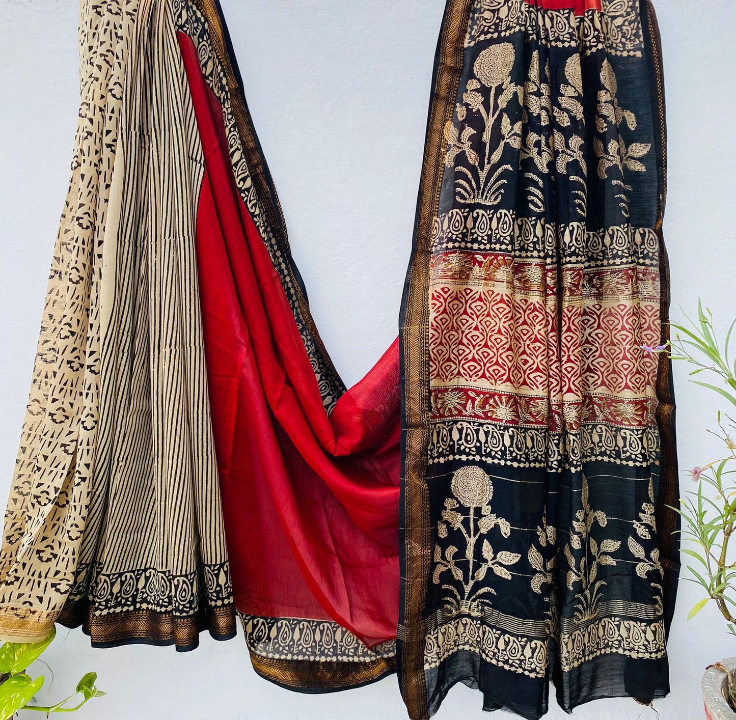 Cotton silk saree