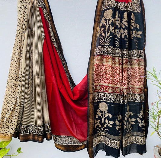 Cotton silk saree