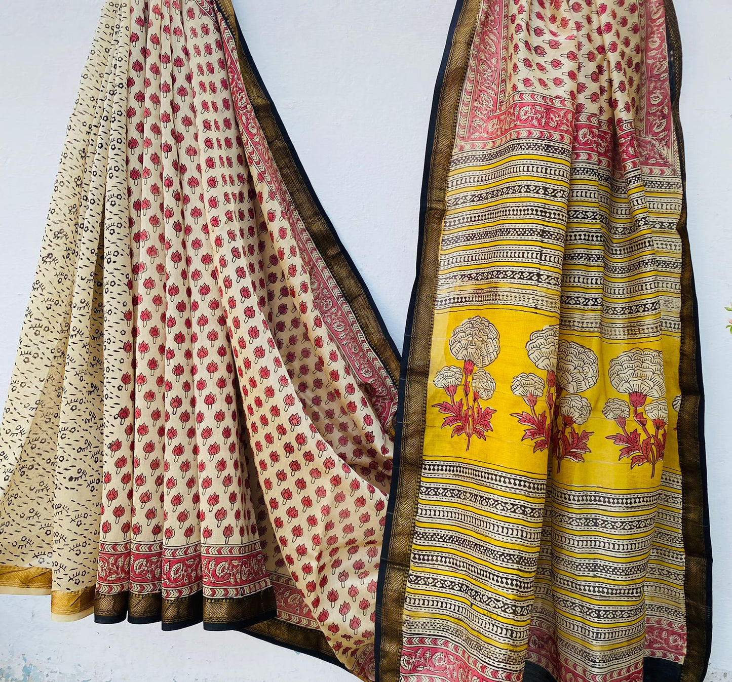 Cotton silk saree