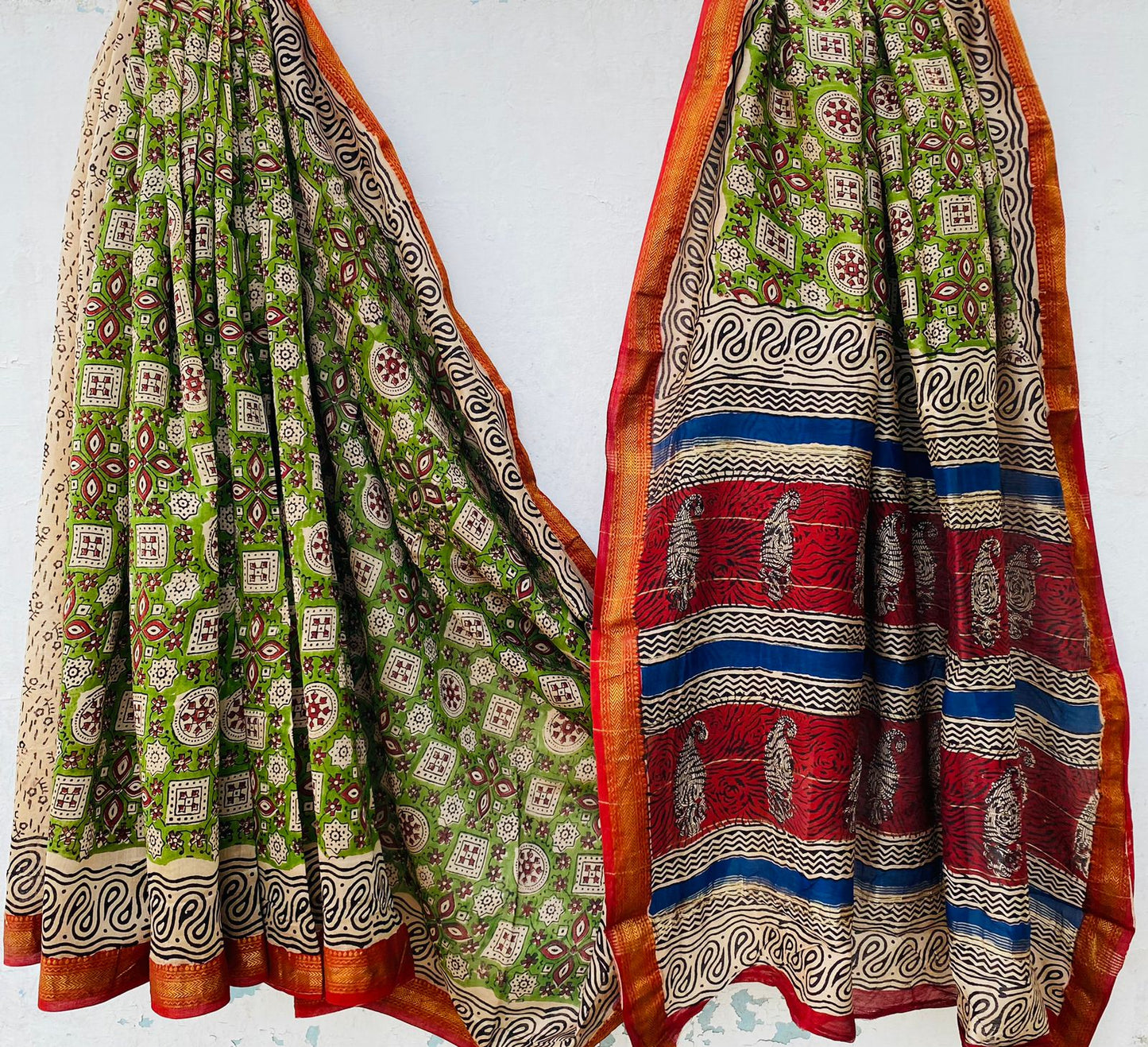 Cotton silk saree